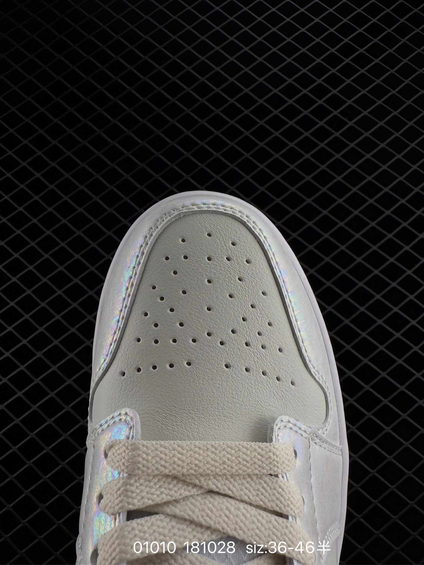 Nike  Air Jordan 1 Low GS“White/Black/Phosphor”